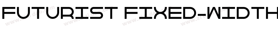 Futurist Fixed-width字体转换